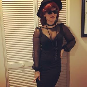 Mila Dress in Black Ponte by Elvira